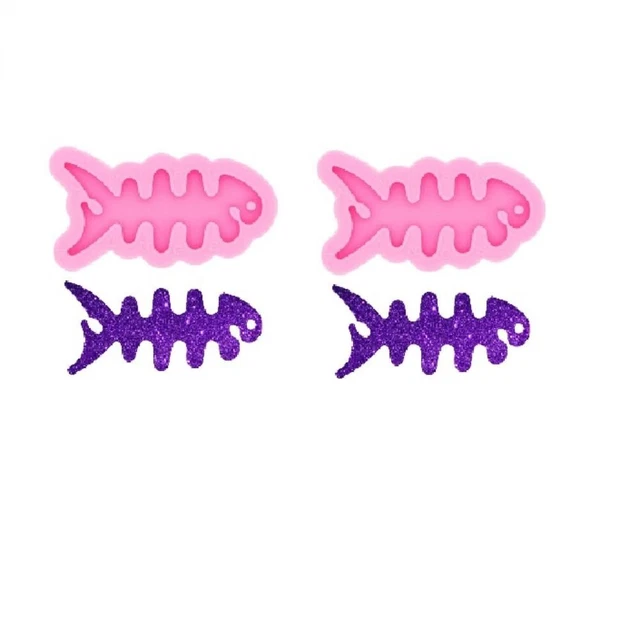 2PCS 7.5*3.5*1.5 Cm Keychain Molds  Jewelry Making