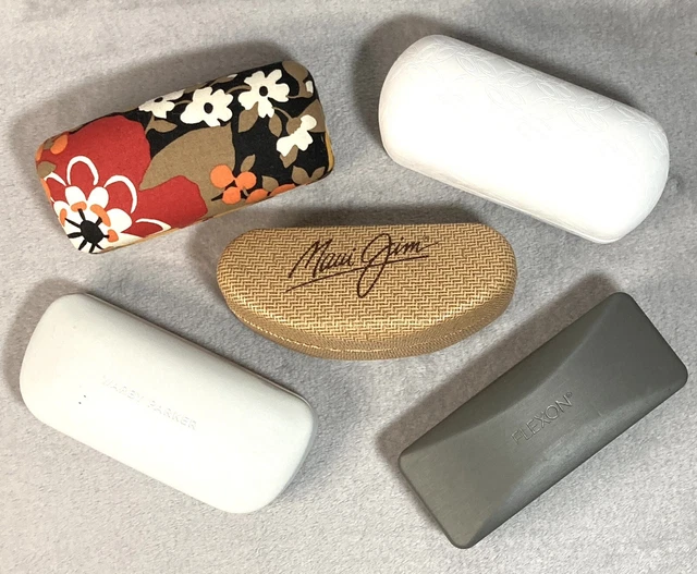 Lot 5 Sunglass Case Only Oakley Maui Jim Flexon War y Parker Vera Bradley Cases