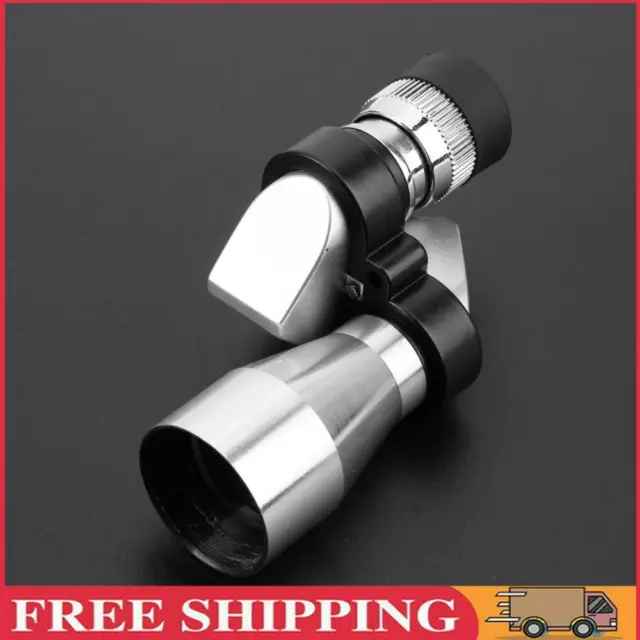 8x20 Mini Corner Binoculars HD Pocket Monocular Outdoor Telescope (Silver)