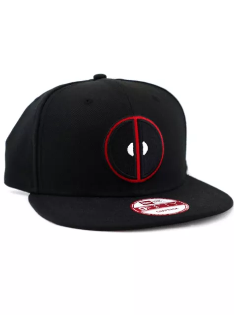 New Era Deadpool 9fifty Snapback Hat Adjustable Marvel Comics Black NWT