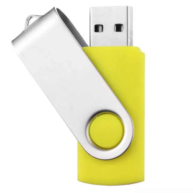 UNIREX Amarillo USB Pegar Swivel 1GB Hasta 128GBY 4 Bügelfarben a Elegir