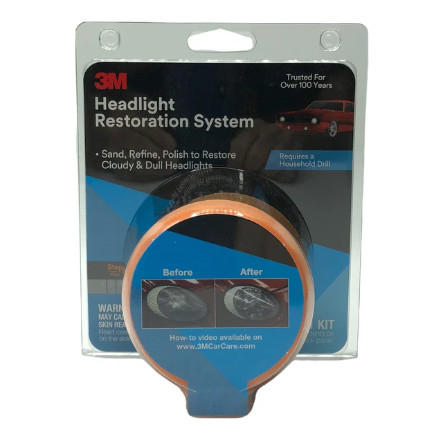 3M HEADLIGHT RESTORATION Lens System Repair Kit Car Professional