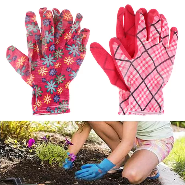 Children's Labor Protection Gloves Gardening Picking Anti-Tear Bite Rushing