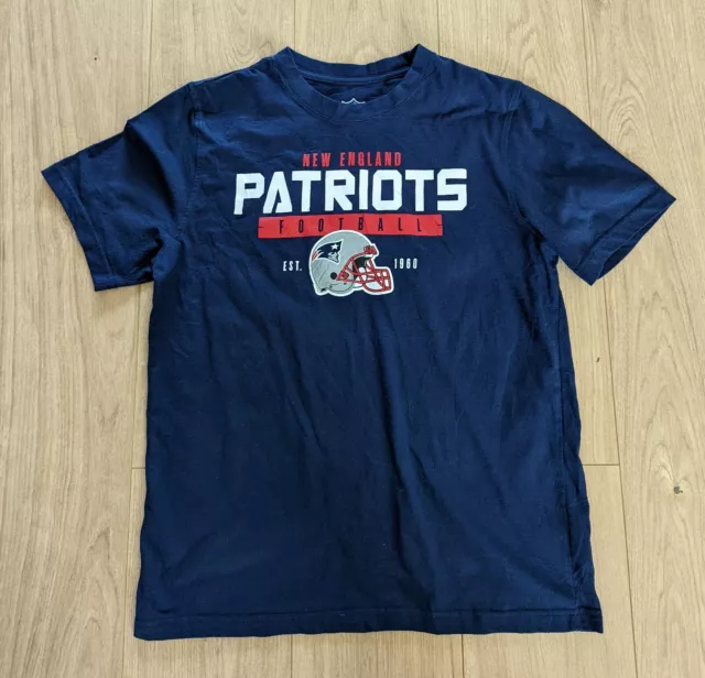 T-shirt doppio lato New England Patriots NFL Team 2020 stagione grande navy