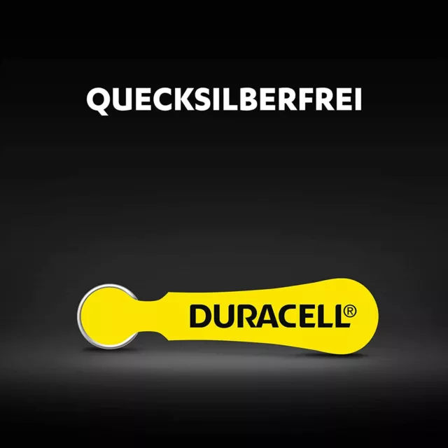 Duracell Activair Hörgerätebatterien Typ 10 - 60 Stück Mercury Free 0% Hg 10xBP6 3