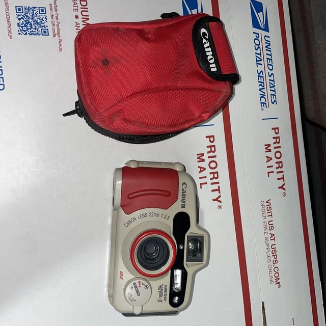 Canon Sure Shot WP-1 Waterproof 35mm Point & Shoot Film Camera w/ Original Case Canon Sure Shot WP-1 Waterproof 35mm Point & Shoot Film Camera w/ Original Case
