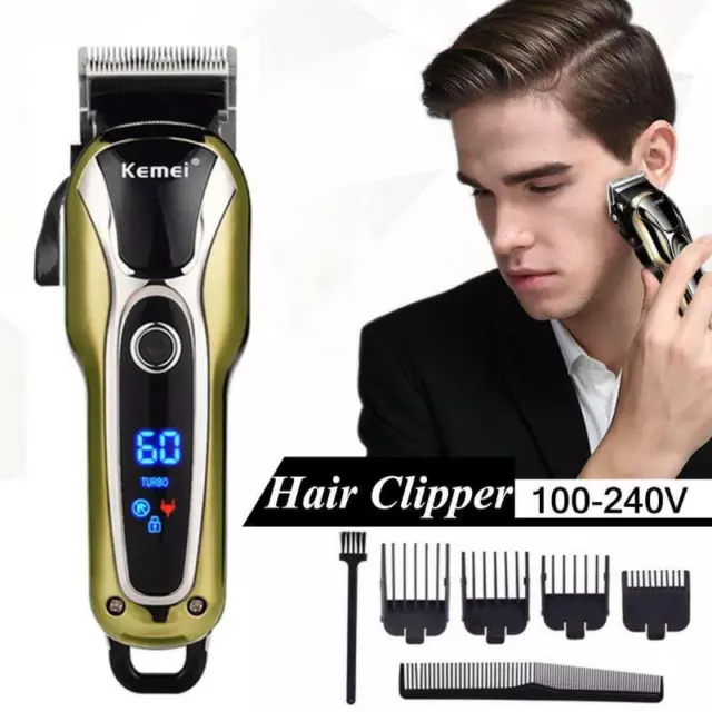 Professional Pet Dog Grooming Clipper Kit Thick Fur Hair Trimmer Electric Shaver