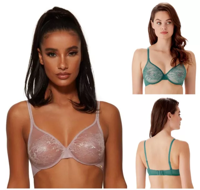 GOSSARD GLOSSIES LACE Sheer Bra 13001 Underwired Sexy Non-Padded Bras  $22.14 - PicClick
