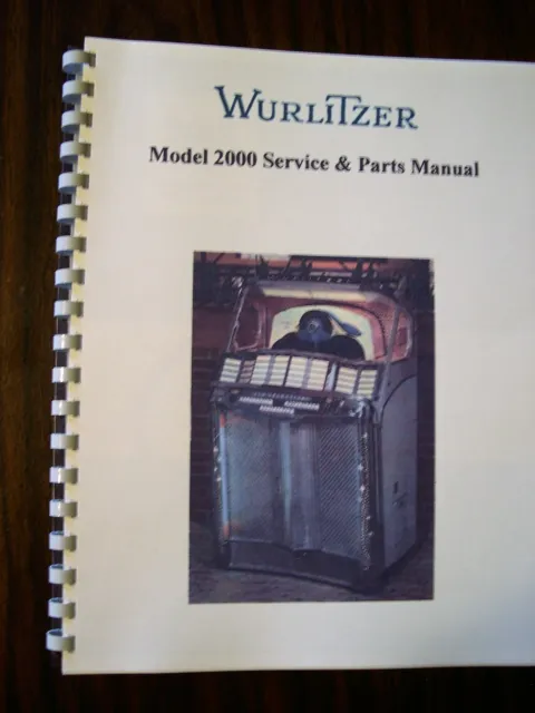 Wurlitzer Model 2000 Jukebox Manual