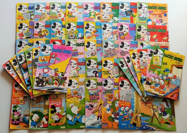 " Micky Maus " Jahrgang 1985 komplett Heft 1 bis 52 - mit 51 von 52 Beilagen