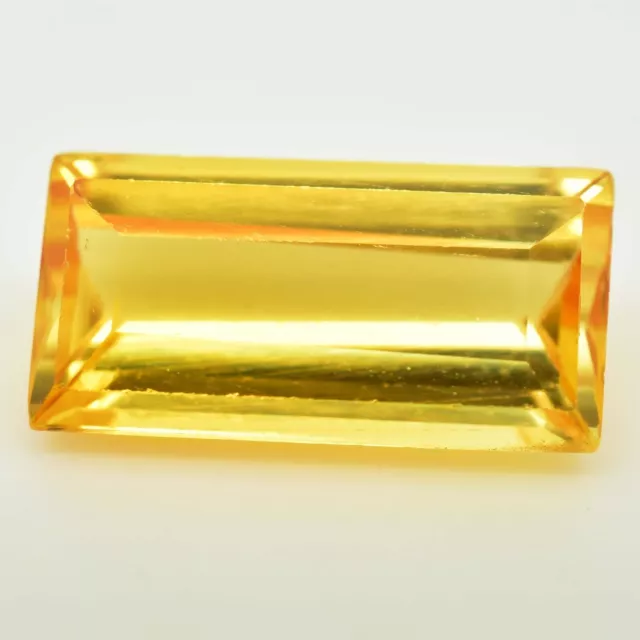 11 x 5 mm baguette naturelle saphir jaune de Ceylan pierre précieuse...