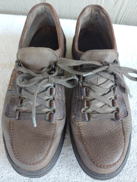 Mephisto 8.5 Women's Classic Caoutchouc Rubber Comfort Walking Shoes Brown Leath