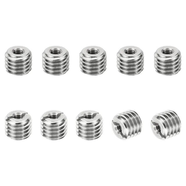 10pc Thread Repair Insert Nut Adapters Reducer M10*1.5 Male to M4*0.7 Female 8mm