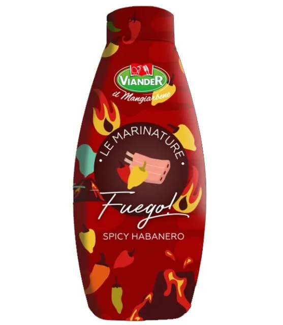 Viander Le Marinatura Fuego Spicy Habanero Squeezer Ml.1000