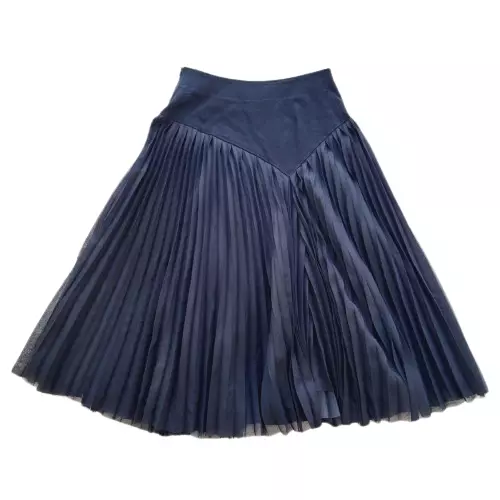 ISSEY MIYAKE PLEATS Toggle Design Midi Skirt Black Women's Used $187.99 ...