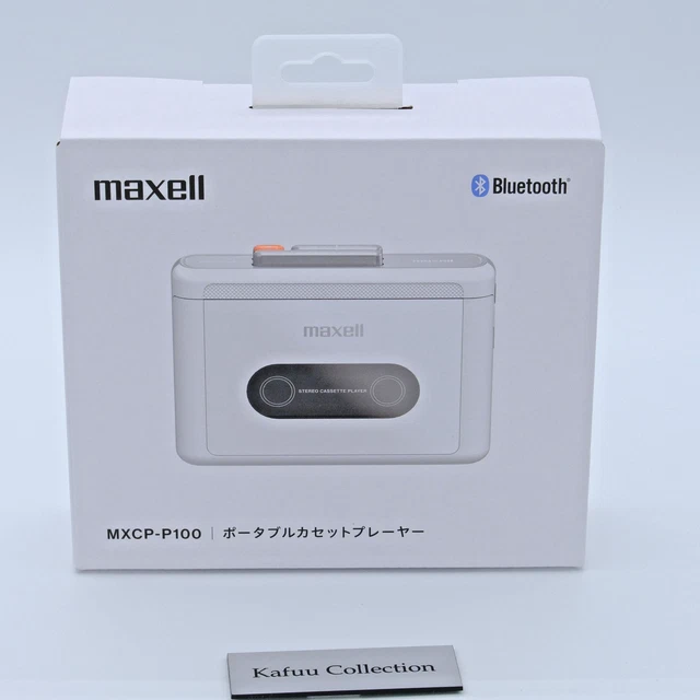 新品　maxell MXCP-P100 ホワイト MXCP-P100WH Amazon.co.jp: maxell Bluetooth対応 ポータブルカセット