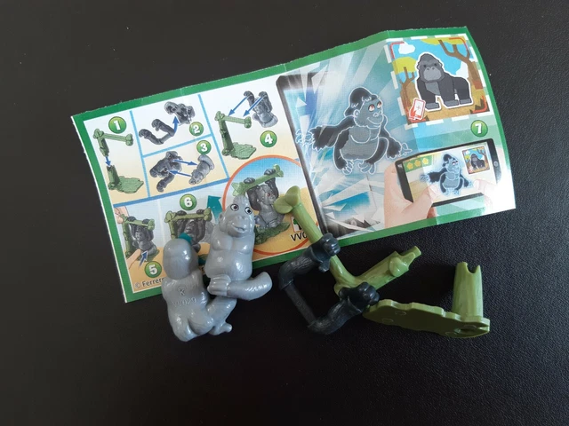 KINDER SURPRISE ANIMAL Adventures APPLAY DU NEW 2020 GORILLA 1 40 
