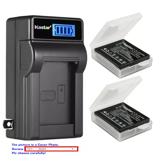 Kastar Battery LCD Wall Charger for Ricoh DB-60 DB-65 Ricoh GR G600 G700 G700SE