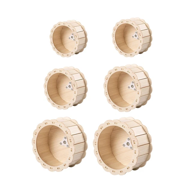 Laufrad aus Holz für Hamster, Spielzeug, Laufrad, Rennmäuse, kleine