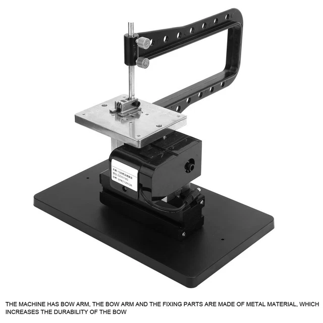 24W Z20001MG Mini Metal Bow Arm Jigsaw Machine 20000rpm DC12V 2A US Plug JFF