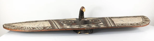 Antique Vintage Decorative African Burkina Faso Bwa Butterfly Hawk Mask 5
