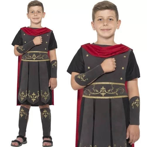 Childrens Boys Roman Soldier Fancy Dress Costume Childs Outfit by Smiffys