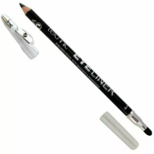 12x Technic Cosmetics UK matita e macchia occhi neri con affilatrice