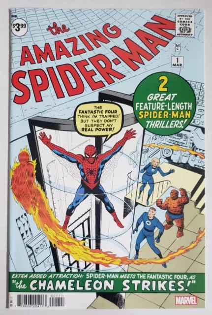 The Amazing Spider-Man #1 NM 2nd App Spider-Man Marvel Comics 2022 Key Facsimile