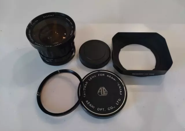 [EXC++++ Hood Caps ] Pentax SMC Takumar 6x7 55mm f3.5 Lens For 6x7 67 67II JAPAN