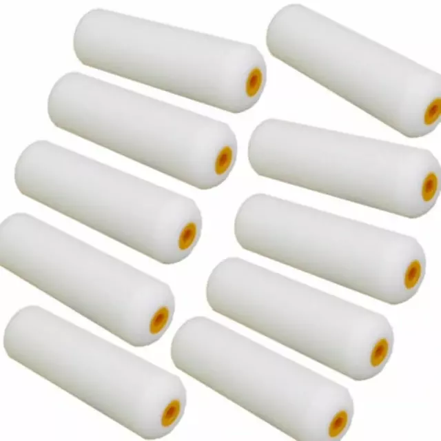 Pack of 10 DIY Decorating Paint Foam Roller Refills Sleeves  4" inch