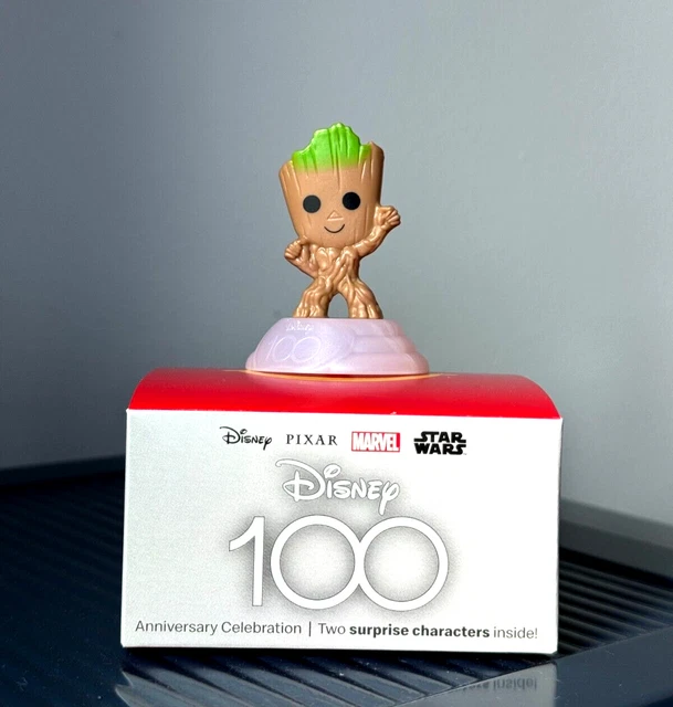 2023 DISNEY MCDONALDS Disney 100th Anniversary Years Marvel Groot Happy