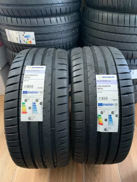 2x NEW 2023 235/35 ZR19 MICHELIN PILOT SPORT 4S 91Y XL 2353519 *NEXT DAY DELIV*