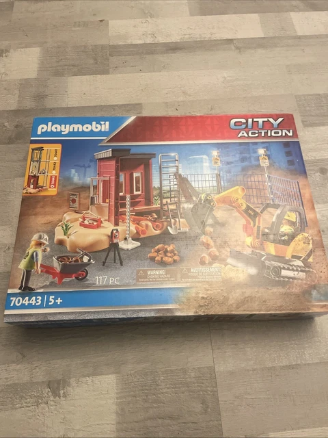 PLAYMOBIL 70443 CITY Action Construction Small Excavator Gift