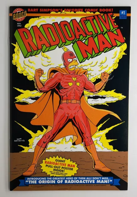 Radioactive Man #1 VF+ Glow in the Dark Cover 1993