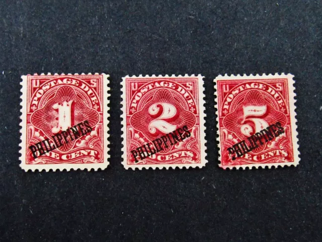 nystamps US Philippines Stamp # J1-J3 Mint OG H     A5x3872