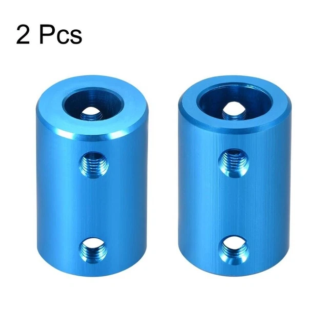 2 pz set accoppiamento rigido foro blu connettore albero accessori motore