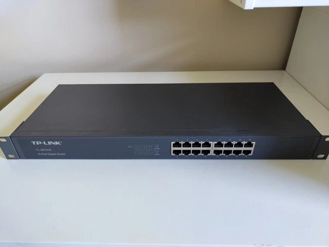 TP-Link TLSG1016 16-Port Gigabit Ethernet Unmanaged Switch