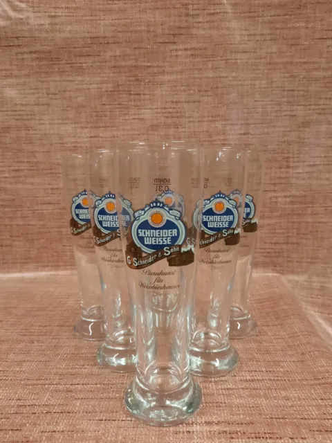 Schneider Weisse 0,3 l 6x Weizenbierglas Gastro Weißbier