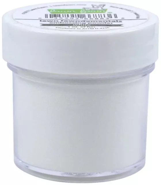 Lawn Fawn TEXTURED WHITE Embossing Powder 1 oz Jar LF1813