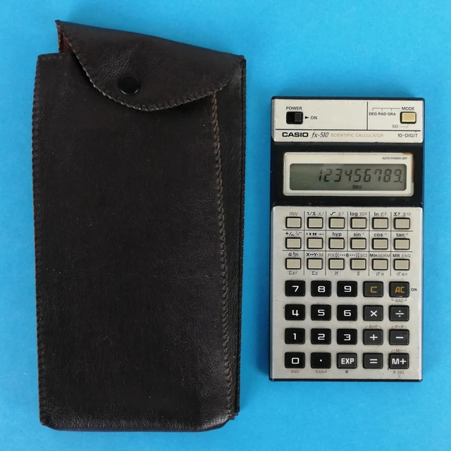Fx 3900pv Fx 3900 CASIO FX-510 Calcolatrice Funzionante Vintage