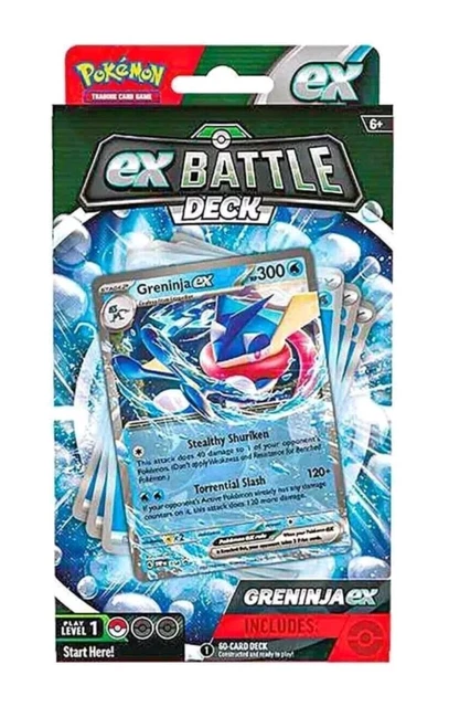 Pokemon TCG: Greninja Ex Battle Deck - Ready-to-Play 60 Card Deck With Playmat & Accessories