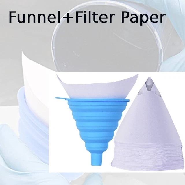 Comodo e durevole confezione da 100 rete nylon cono tazza filtro set setaccio