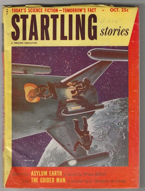 珍品　パルプ雑誌 Startling Stories July 1952 STARTLING STORIES OCT 1952 Original Sci-Fi Pulp Magazine VG