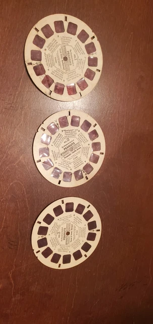 GAF View-Master B536 The Wonderful World of Peanuts Charlie Brown 3 Reel Set