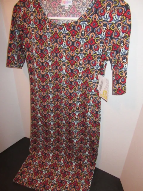 Julia Dress Sz XXS Made in USA Red Gold Blue Black Sexy New NWT Work Casual
