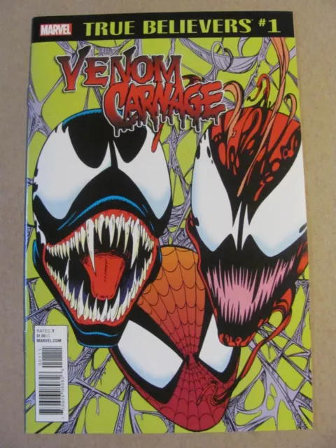 True Believers Venom Carnage #1 Marvel 2018 reprints Amazing Spider-Man #363 9.4