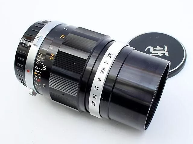 Olympus Stylo E. Zuiko Auto-t 100mm F3.5 Mf Téléphoto Prime Objectif Lavés Japon 3