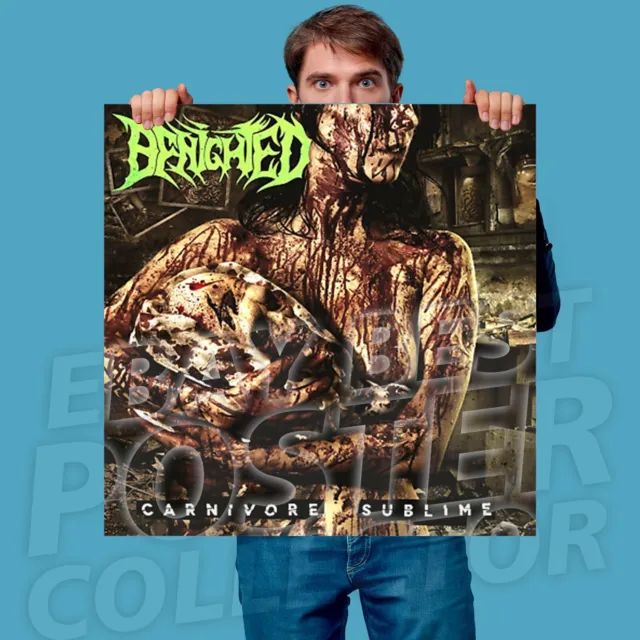 Benighted Carnivore Sublime 24x24 Album Cover Vinyl Poster V2