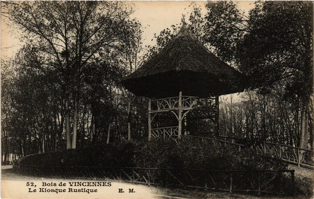 CPA PARIS 12e-Bois de Vincennes-Le Kiosque Rustique (322751)