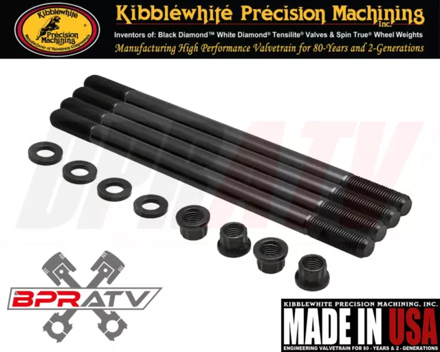 Suzuki LT-Z 400 DR-Z 400 KIBBLEWHITE Cylinder Head Stud Kit Heavy Duty Upgrade